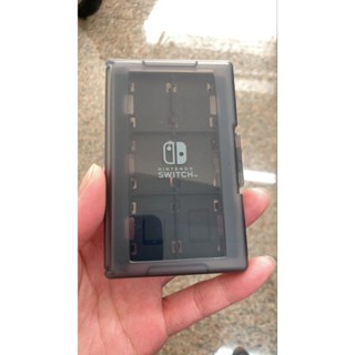 Nintendo Switch 12+2遊戲卡夾收納盒(黑)