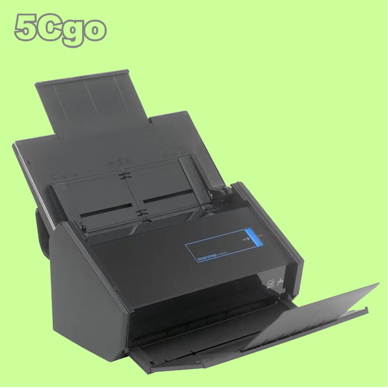 5Cgo【權宇】FUJITSU富士通iX500掃描器連續掃描高速雙面彩色自動多張掃描機移動設備支持多人共享自動掃描 含稅