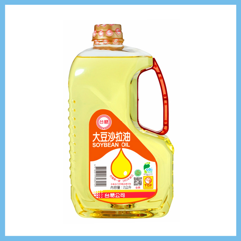 台糖 大豆沙拉油 2公升 (全素) 調味油 家庭用油 大豆沙拉油 料理油 炒菜 食用油 煮飯