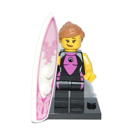 玩樂趣 LEGO樂高 8804 第四代 Surfer Girl 二手人偶