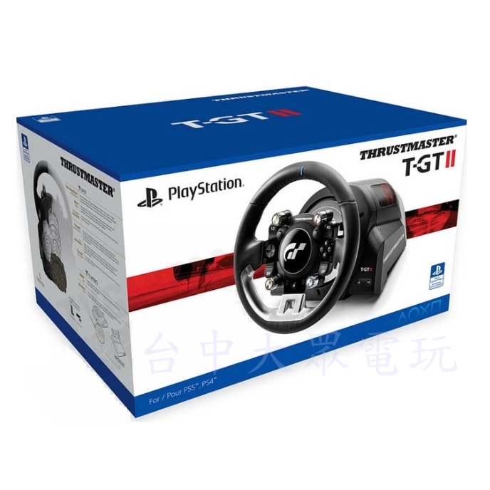 圖馬思特 THRUSTMASTER T-GT II TGT 2 賽車 方向盤 踏板組 PS5 PC電腦【四張犁電玩】