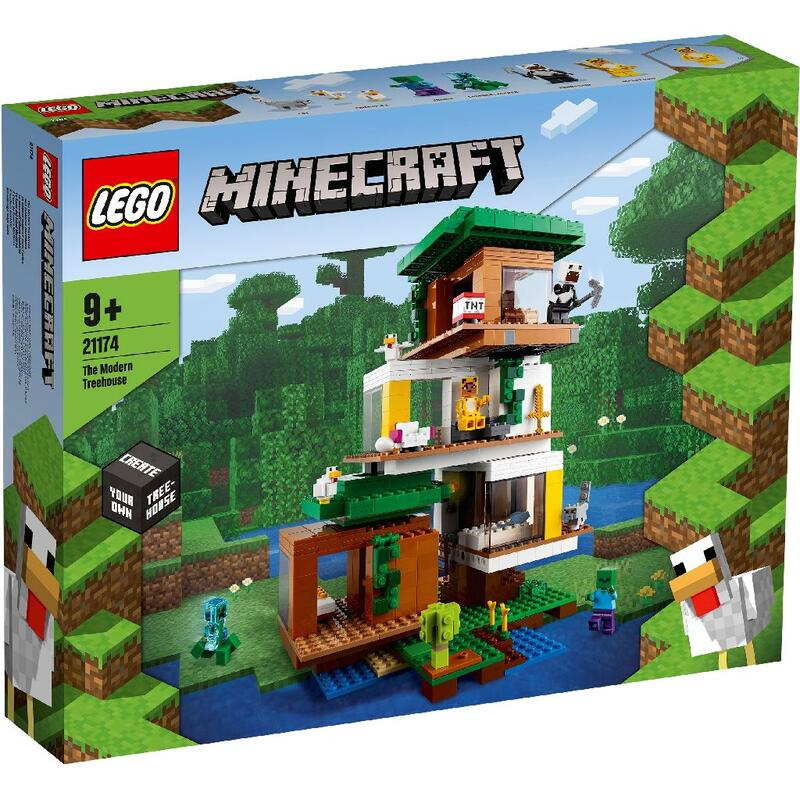 【好美玩具店】LEGO 創世神 Minecraft系列 21174 摩登樹屋