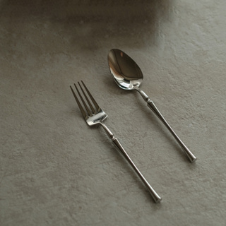 mooin Prinsessa 叉勺組 不銹鋼 餐具 餐叉 餐勺 餐廚配件 食器 湯匙