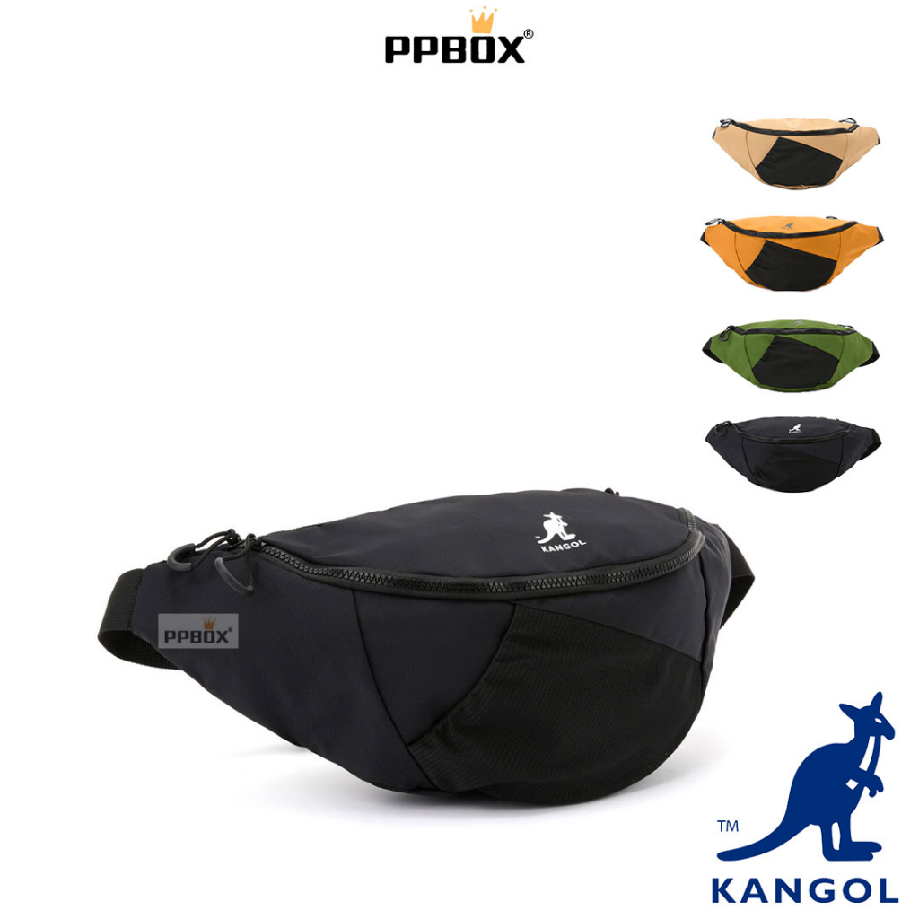 KANGOL 經典袋鼠 胸包 63258786 時尚 包包 胸包 腰包 胸肩包 基本款 撞色系 PPBOX
