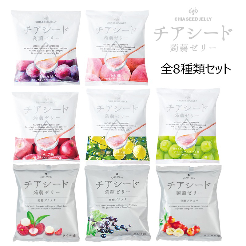 日本 🇯🇵 奇亞籽果凍 CHIA SEED JELLY QQ 蒟蒻