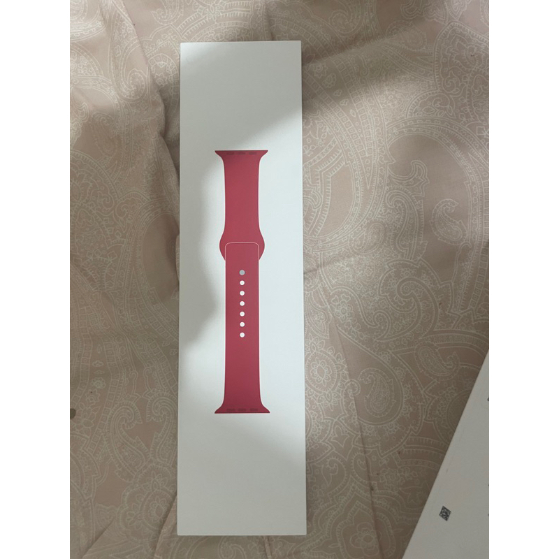Apple Watch 45mm 原廠運動型錶帶 RED 紅色 保留中