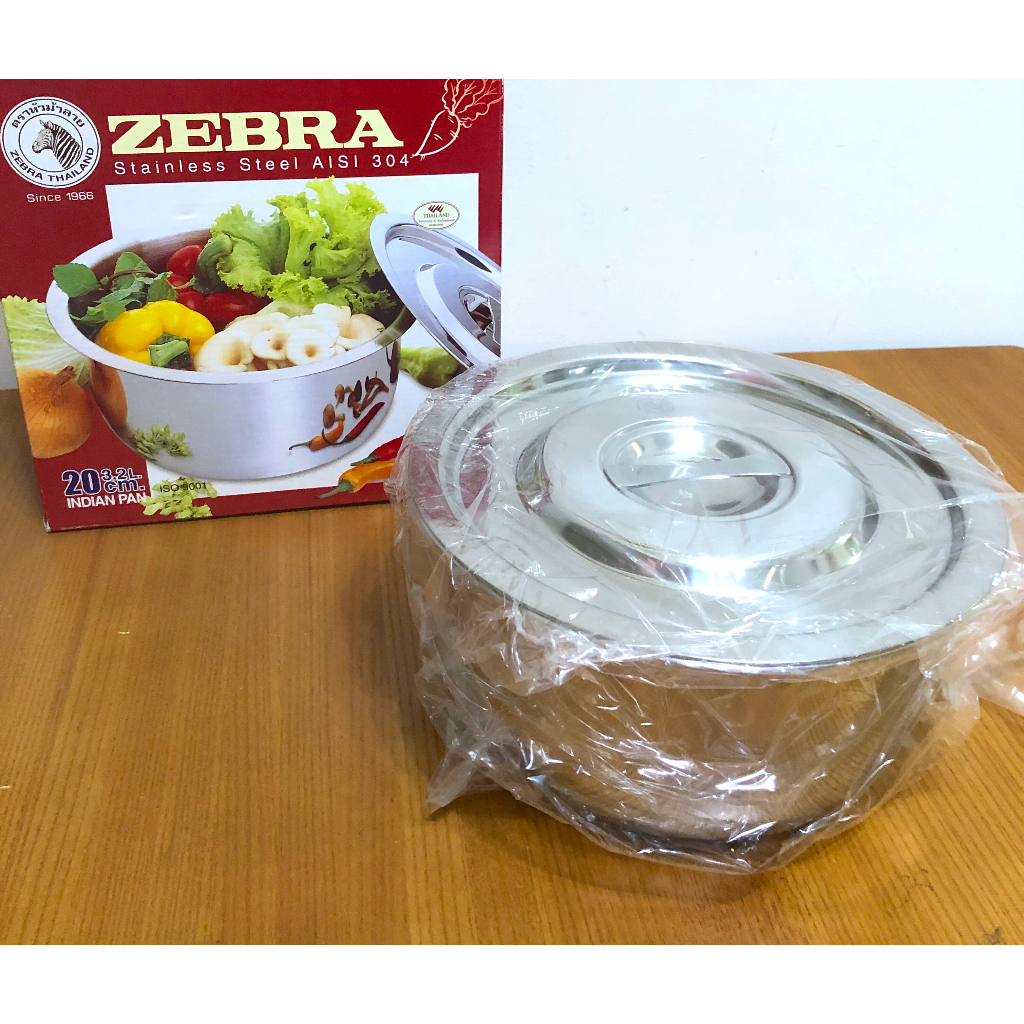 斑馬牌 ZEBRA  #304不鏽鋼調理鍋 20cm 湯鍋 內鍋(無把手/平蓋)