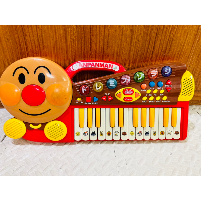 日本正版絕版品麵包超人音樂鋼琴