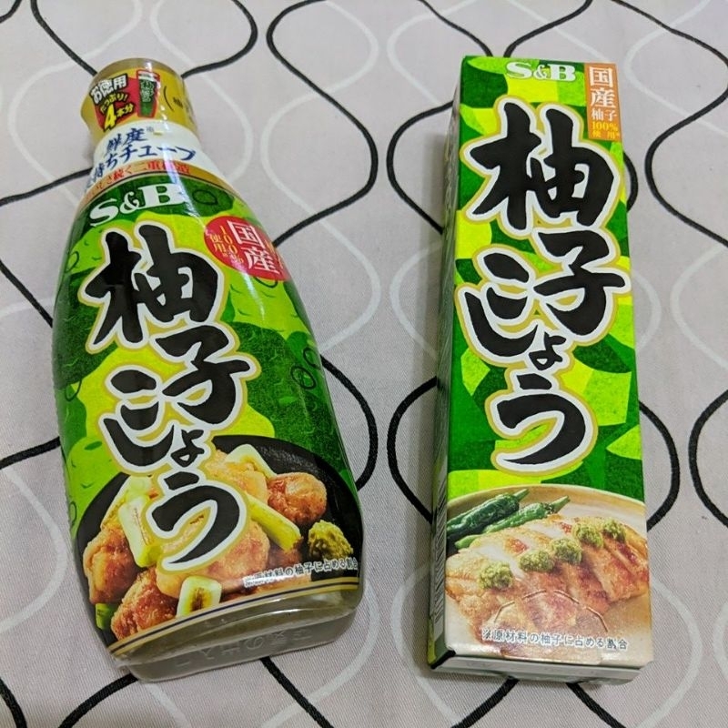（剩大瓶160g的）（日本購入）S&amp;B 柚子青辣椒醬