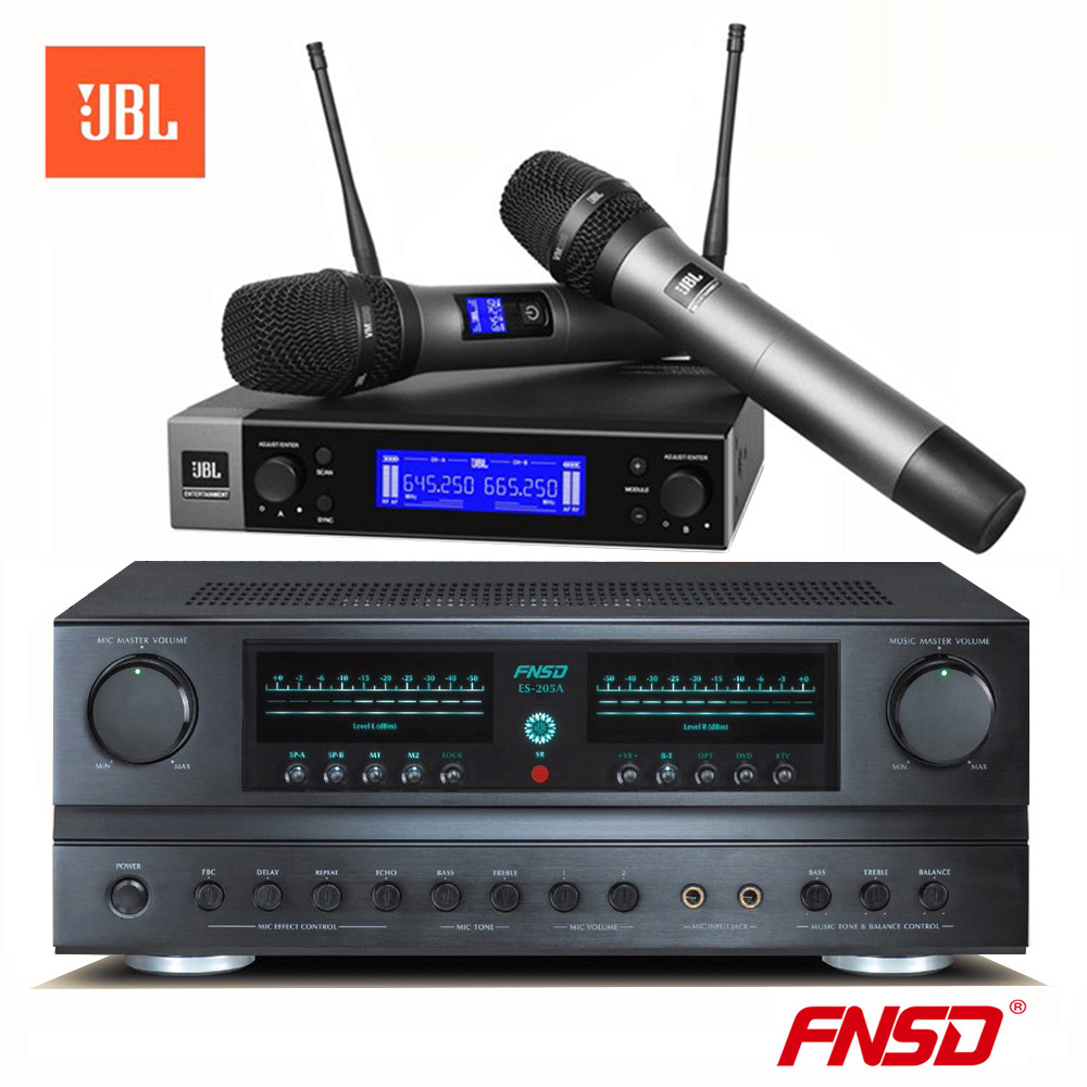 JBL VM-200 無線麥克風 + 華成ES-205A 數位混音擴大機 歡唱優惠套組