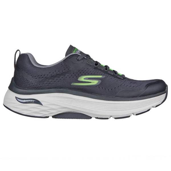 SKECHERS 男 GO RUN MAX CUSHIONING ARCH FIT 跑步鞋 220196CCLM 灰綠