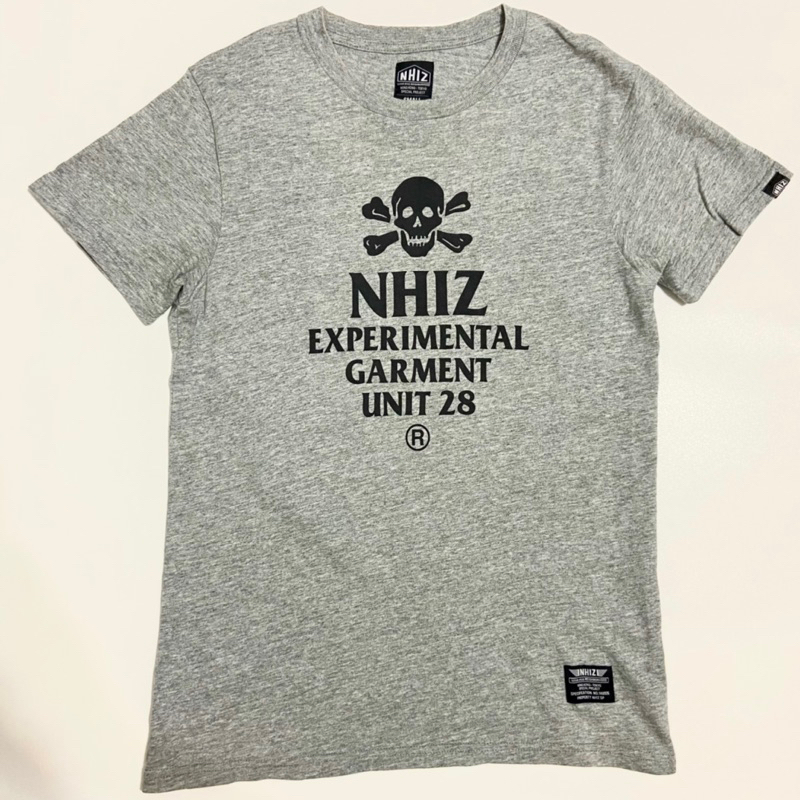 「二手」NEIGHBORHOOD X IZZUE 香港東京 限量發售版 紀念聯名系列 短袖T恤 / 灰色 S號