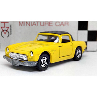 TOMY TOMICA 日本製 本田博物館 MINIATURE CAR 本田 本田 HONDA S800 S800M 黃