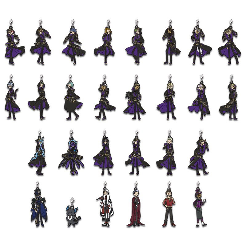 日版 迪士尼 扭曲仙境 第六彈 一番賞 K賞 扭曲仙境式典服Ver. 軟膠吊飾 紅心寮 獅寮 海寮 砂寮