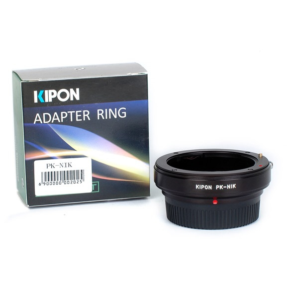 Kipon 多層鍍膜矯正鏡片無限遠對焦 PENTAX PK K鏡頭轉Nikon AI F單反相機身轉接環PK-NIKON