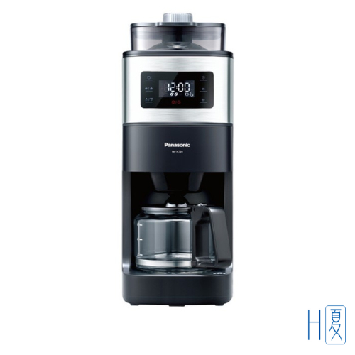 Panasonic國際牌 全自動雙研磨美式咖啡機NC-A701 (原廠公司貨) 6人份 自動清洗 自動保溫 預約設定
