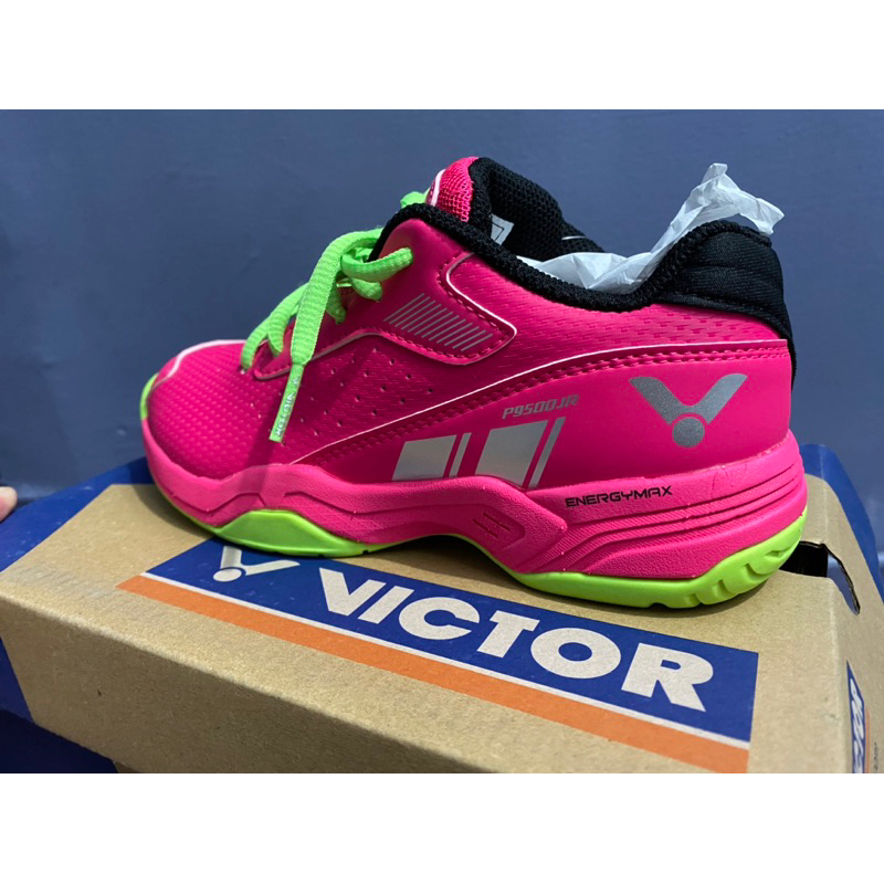 (羽球世家）20cm 勝利 VICTOR P-9500 JR 藍 粉紅 頂級兒童羽球鞋-輕量穩定 專業比賽鞋