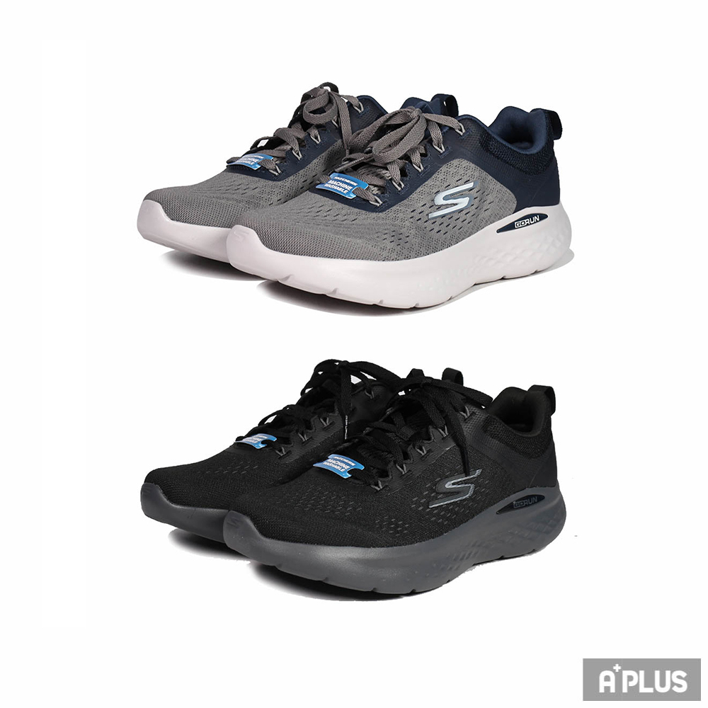 SKECHERS 男 走路健走鞋 GO RUN LITE 灰色 黑色 -220894BKCC 220894GYNV