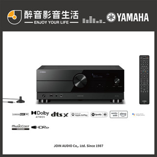 【醉音影音生活】現貨Yamaha RX-A2A 7.2聲道AV環繞擴大機.8K/藍芽/Wi-Fi/杜比全景聲.臺灣公司貨