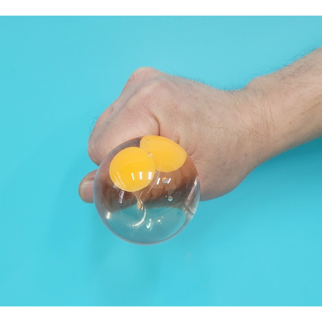雙卵水煮蛋 舒壓球 捏捏球 減壓 紓壓 舒壓 捏捏樂 單顆賣場 捏捏樂 蛋黃 紓壓球