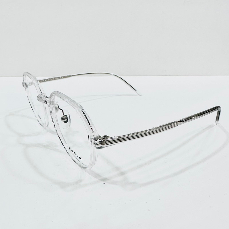 《名家眼鏡》PARIM 派麗蒙時尚設計款多角圓形透明膠框83438 W1