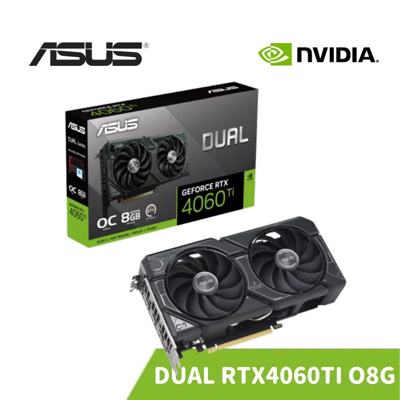 ASUS 華碩 DUAL RTX 4060 Ti O8G 顯示卡