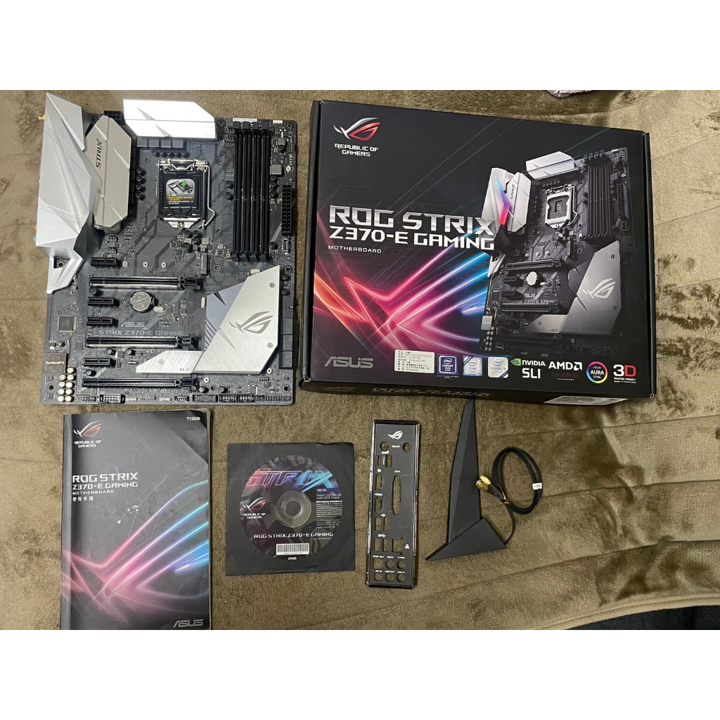 華碩 ASUS ROG STRIX Z370-E GAMING 主機板(二手)