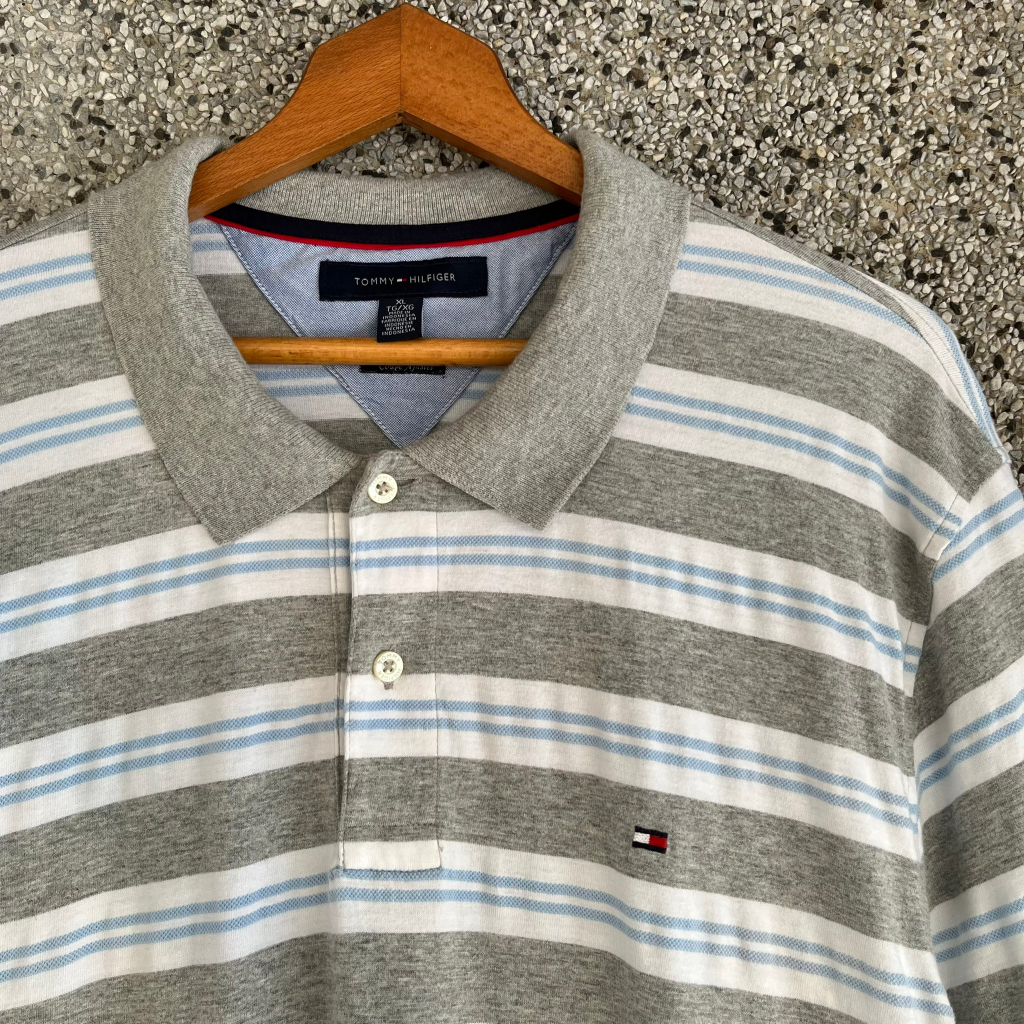 [Oldman Vintage]Tommy Hilfiger POLO衫 復古 短袖 古著 XL號 TS14