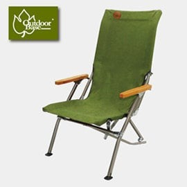 【Outdoorbase】輕和風系列-加高高背舒適竹材椅.摺疊椅.高背扶手椅.折合椅.導演椅.午睡椅_25278