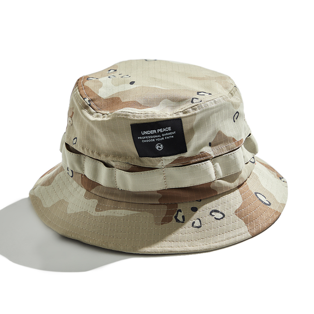 【車庫服飾】UNDER PEACE DESERT CAMO BUCKET HAT / 防潑水漁夫帽