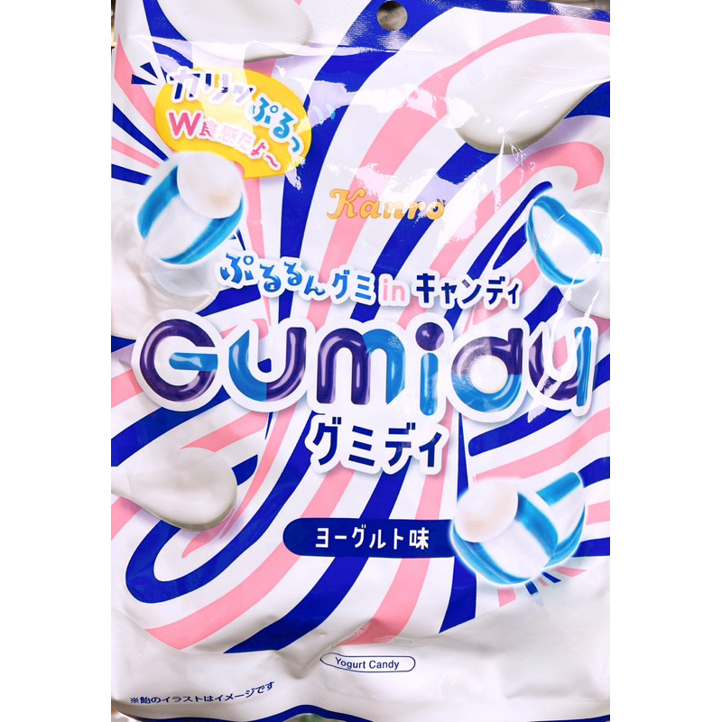 【亞菈小舖】日本零食 甘樂 優格風味夾心軟糖 58.8g【優】