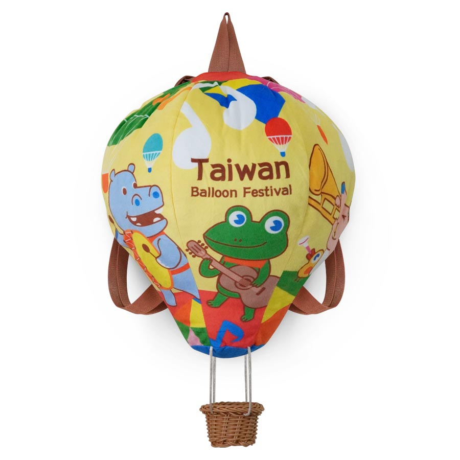 免運！！音樂青蛙-熱氣球絨毛背包-台東熱氣球-熱氣球充氣-充氣玩具工廠-充氣玩具-吹氣玩具-紀念小球-熱氣球紀念