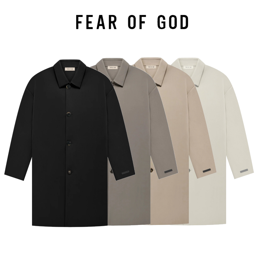 【Mr.W】FEAR OF GOD 8TH ETERNAL永恒 輕奢 寬鬆羊毛單排扣大衣 oversize 偵探毛呢風衣