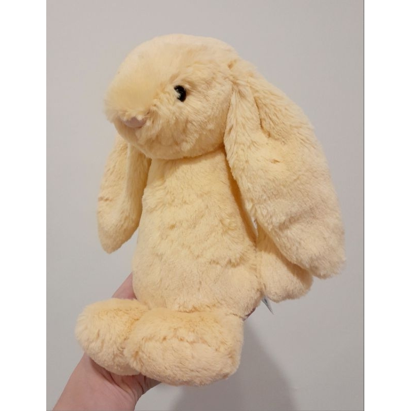 🍁二手現貨🍁 Jellycat 31cm檸檬黃兔兔 兔子 兔兔 黃兔 安撫玩偶娃娃抱枕（可直接下單）