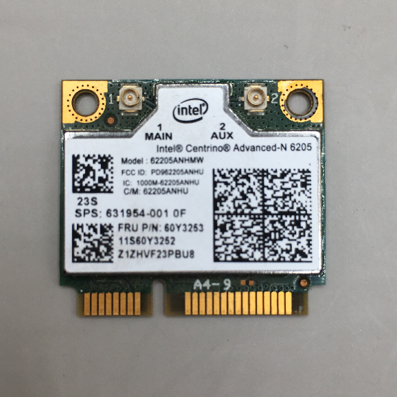 Intel	Advanced-N 6205 62205ANHMW 二手筆電網卡-5