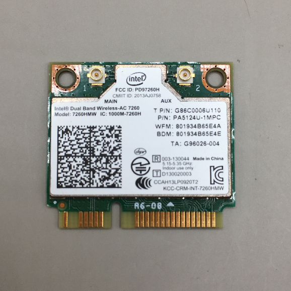 Intel	Wireless-AC 7260 7260HMW 二手筆電網卡-19