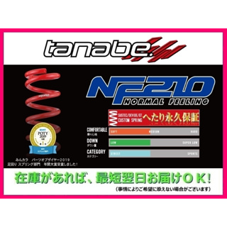 TANABE NF210 短彈簧組 TOYOTA RAV4(2019-) AXAH54