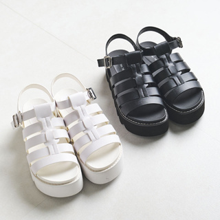 ORiental TRaffic 日系厚底涼鞋 前衛廓爾喀鋸齒涼鞋 (兩色 日本OR女鞋 31213)