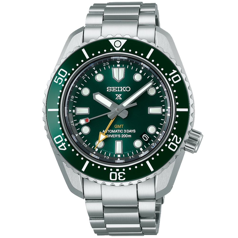 SEIKO精工 PROSPEX 黑標 GMT潛水機械腕錶 (6R54-00D0G / SPB381J1) SK014