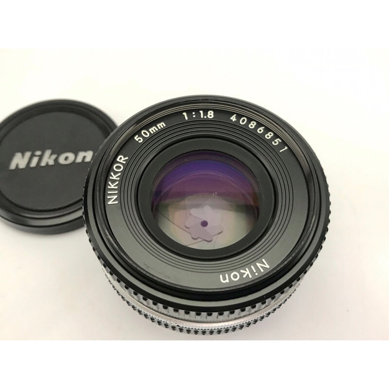 【挖挖庫寶】尼康 NIKON AI-S 50mm F1.8 大光圈 標準鏡頭 日製餅乾鏡 手動對焦 全幅 轉接各家