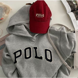 【預購】美國代購 Polo Ralph Lauren 男款 經典 字樣 Logo 內刷毛 帽T 長袖 大學T