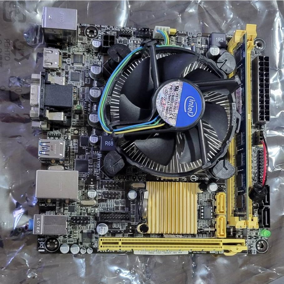 中古良品 ASUS華碩 H81I-PLUS主機板 + 8G記憶體 含檔板 1150腳位 1350元 MINI ITX