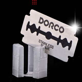 Dorco韓式盒裝削髮刀專用雙面刀片／一小盒(5片裝)
