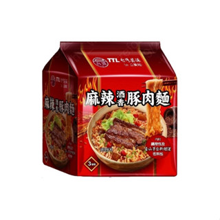 【臺酒TTL】臺酒麻辣酒香豚肉(包麵) 3包/袋