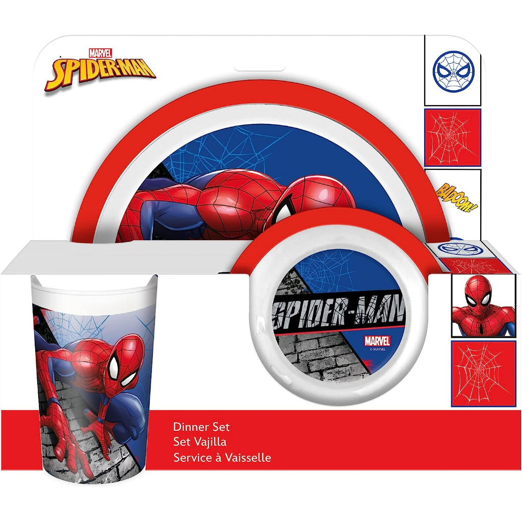 預購🚀空運🚀英國專櫃 Marvel Spider-Man 兒童 餐具  湯匙叉子 蜘蛛人 水杯 杯子 餐碗 餐盤
