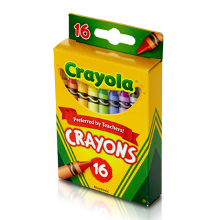 【美國繪兒樂Crayola】彩色蠟筆16色｜專為兒童設計 經典 安全無毒