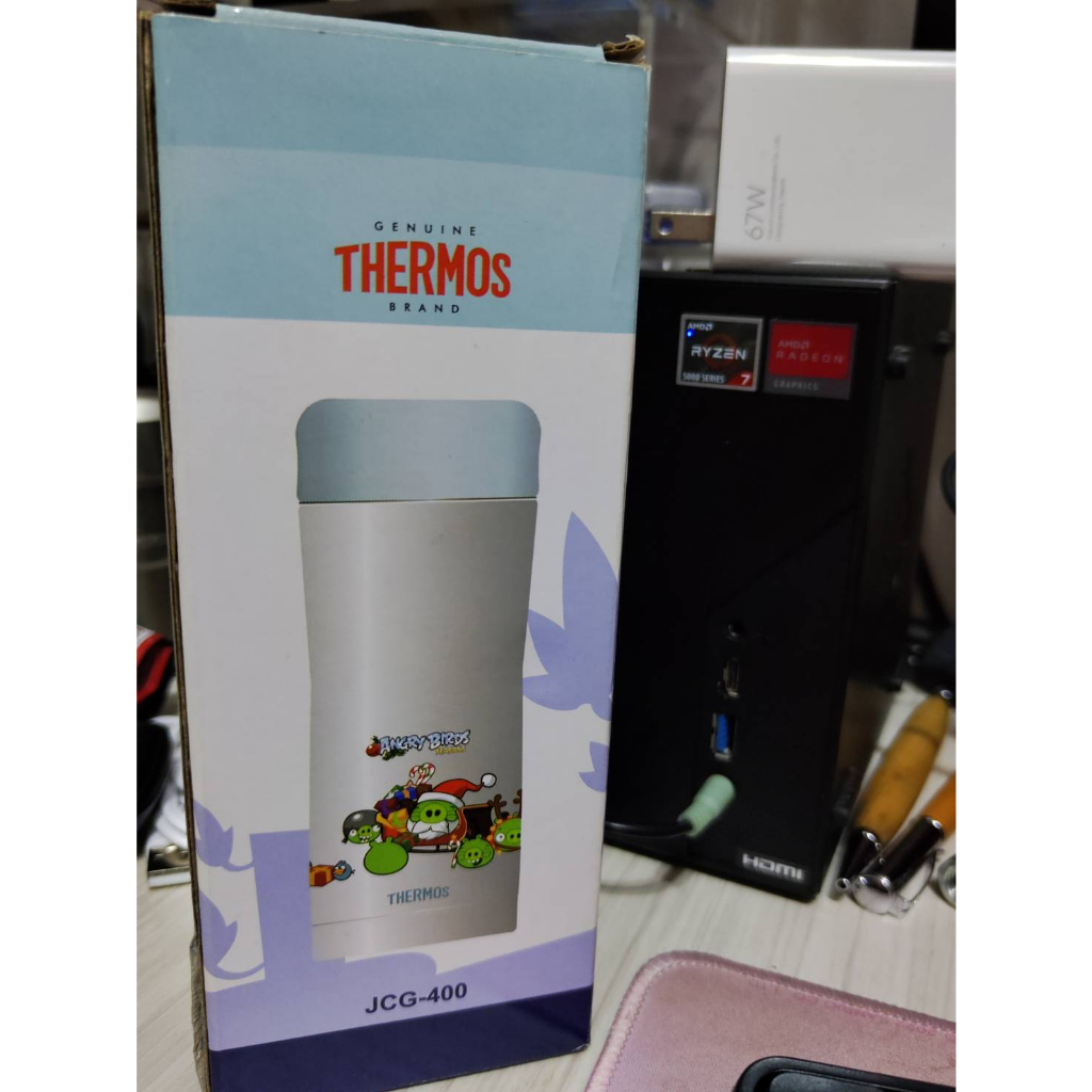 中國THERMOS 膳魔師  憤怒鳥 聖誕節系列JCG-400 LB(AB)