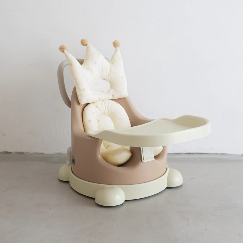 🦖小怪獸嬰兒用品出租-❤️日本🎉PUPPAPUPO  淺色木 兒童餐椅 幫寶椅 學坐椅 育成椅 玩具出租