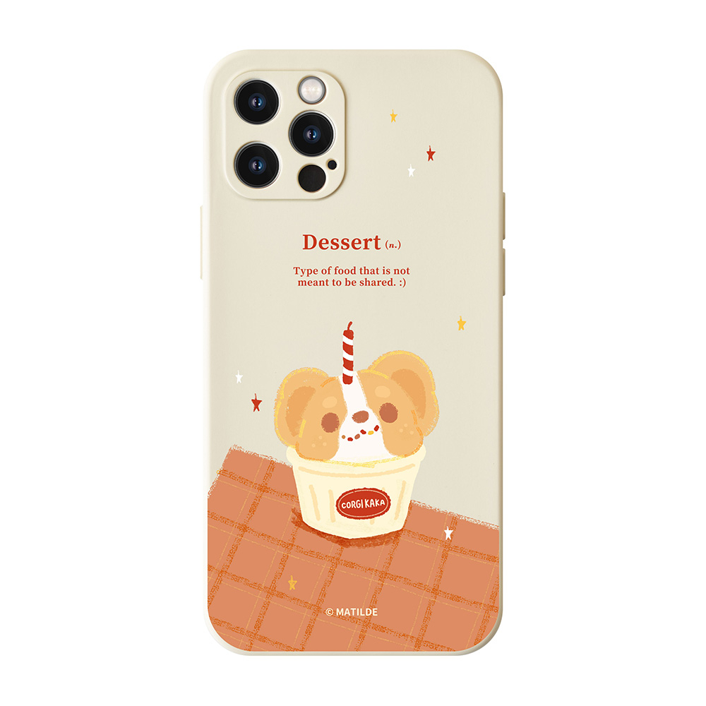 【TOYSELECT】柯基犬卡卡好吃甜點全包iPhone手機殼