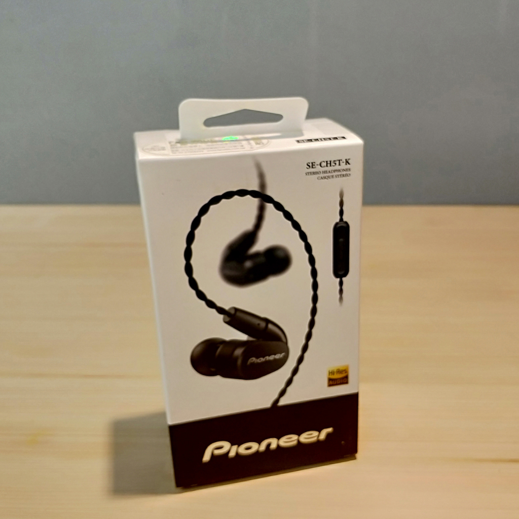 Pioneer SE-CH5T 密閉動圈式 入耳式耳機 [福利品] (已拆封未使用)